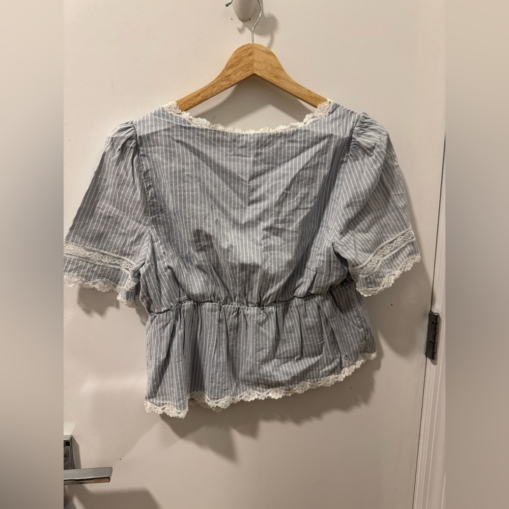 Nwt Reformation Margot top in bueno stripe - size XS - Picture 6 of 6